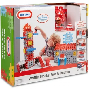 Little Tikes Klocki WAFFLE BLOCKS Straż pożarna i strażak - Klocki - miniaturka - grafika 4