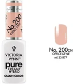 Lakiery hybrydowe - Victoria Vynn Kremowy Lakier Hybrydowy PURE kolor:  No 200 Office Style 331177 - miniaturka - grafika 1