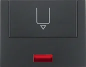 Wyłączniki światła i elektryczne - Berker K1 antracyt łącznik na kartę hotelową B_16417106 - miniaturka - grafika 1