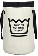 Kosze na bieliznę - Spirella spirella torba na pranie Fun Wash to be White 75 L pranie przechowywaniu, materiału, białe, 60 x 40 cm 10.19357 - miniaturka - grafika 1