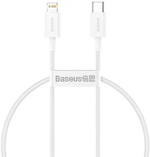 Baseus Kabel USB-C do Lightning Superior Series, 20W, PD, 25cm (biały) - Kable USB - miniaturka - grafika 3