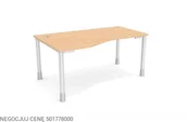 Biurka - WUTEH S.A. Biurko biurowe POLO PO-5 (160x100) 1217 - miniaturka - grafika 1