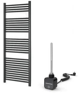 WARMTEC Grzejnik łazienkowy elektryczny 55 x 150 cm ENCANTO Warmtec antracyt/czarny ENCANTO-550X1500-A-EL - Grzejniki łazienkowe - miniaturka - grafika 2