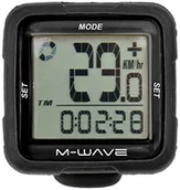 Liczniki rowerowe - M-Wave komputer rowerowy XIV Silicon, czarny, 11112 CVC907 - miniaturka - grafika 1