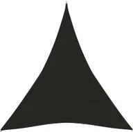 Parasole ogrodowe - vidaXL Żagiel przeciwsłoneczny, 160 g/m, czarny, 4x5x5 m, HDPE 311756 - miniaturka - grafika 1