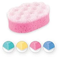 Rękawice i gąbki do kąpieli - Top Choice Akcesoria kąpielowe Gąbka do kąpieli "owal" mix 4 kolorów 30420 TOP CHOICE - miniaturka - grafika 1