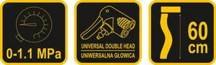 Vorel POMPKA SŁUPKOWA Z MANOMETREM 82022 82022 - Narzędzia warsztatowe - miniaturka - grafika 4