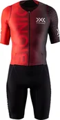 Bielizna sportowa męska - XBIONIC XBIONIC Strój triathlonowy męski DRAGONFLY 5G czarno-czerwony - miniaturka - grafika 1