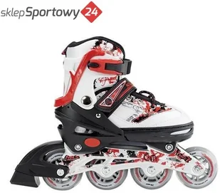 Nils EXTREME ŁYŻWOROLKI NJ3012 A ROZM S CZERW EXTREME 16-00-089 - Rolki - miniaturka - grafika 2