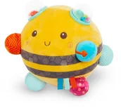 Zawieszki dla dzieci i niemowląt - B.Toys B.toys  -  Fuzzy Buzzy Bee  brzęcząca PSZCZÓŁKA sensoryczna - miniaturka - grafika 1