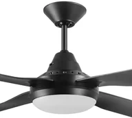 Wentylatory sufitowe - Beacon Lighting Wentylator sufitowy LED Moonah, czarny - miniaturka - grafika 1