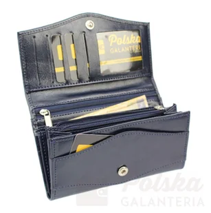 Elkor (PL) Portfel Damski (PL) Długi Suwak Skóra Naturalna Zaokrąglony Przód - Portfele - miniaturka - grafika 12