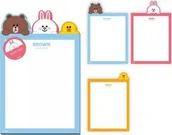 Notesy i bloczki - Line Friends LINE FRIENDS Notatnik do zapisków uniwersalny 46042-uniw - miniaturka - grafika 1