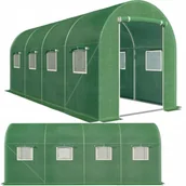 Szklarnie ogrodowe - Szklarnia Duży Tunel Foliowy Ogrodowy Folia 10 m2 - miniaturka - grafika 1