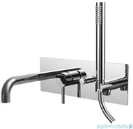 Baterie umywalkowe - Paffoni Bateria wannowa chrom Light LIG001CR | - miniaturka - grafika 1