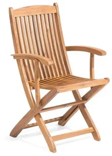 Beliani Zestaw 2 krzeseł ogrodowych drewniany z grafitowymi poduszkami MAUI - Fotele i krzesła ogrodowe - miniaturka - grafika 4