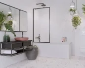 Parawany nawannowe - Radaway Idea PNJ 100 parawan nawannowy jednoczęściowy 1000x1500 czarny frame 10001100-54-56 10001100-54-56 - miniaturka - grafika 1