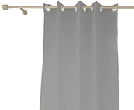 Zasłony - Soleil d'ocre Soleil D 'ocre Alicja 31230 zasłona z oczkami, poliester, się nie gniecie, 140x240 cm, szary 31230 - miniaturka - grafika 1
