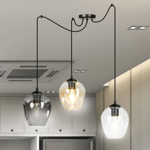 EULUNA Lampa wisząca Starla decentralna 3-pkt - Lampy sufitowe - miniaturka - grafika 5