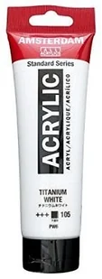 Royal Talens Farben Farba akrylowa Amsterdam 120 ML, biel tytanowa [zabawki] T1709 105 - Farby i media malarskie - miniaturka - grafika 2