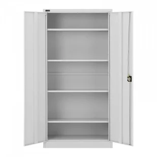 Fromm & Starck Fromm & Starck Szafa metalowa - 180 cm - 4 półki - szara STAR_MCAB_29 - 3 LATA GWARANCJI STAR_MCAB_29 - Szafy i regały magazynowe - miniaturka - grafika 4