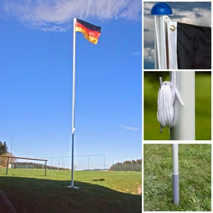 FLAGMASTER MASZT FLAGOWY 6,5M ALU MASZT DO FLAGI + FLAGA PL M2600 - Flagi i akcesoria - miniaturka - grafika 10