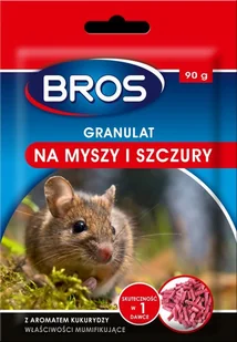 Bros granulat na myszy 90g - Zwalczanie i odstraszanie szkodników - miniaturka - grafika 2