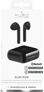 Puro SLIM POD Czarne - Słuchawki - miniaturka - grafika 4