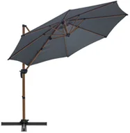 Parasole ogrodowe - Parasol ogrodowy Roma S 300x300x250 cm antracytowy - miniaturka - grafika 1
