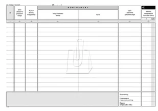Michalczyk&Prokop Podatkowa księga przychodów i rozchodów K-1U A4 - Druki akcydensowe - miniaturka - grafika 3
