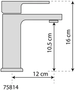 Fala RETRO BLACK 3 75814 - Baterie umywalkowe - miniaturka - grafika 2