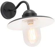 Lampy ścienne - QAZQA Inteligentny wiejski kinkiet antracyt IP44 z WiFi E27 - Kansas - miniaturka - grafika 1