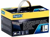 Gwoździe - Rapid 5000796 Typ 34 sztywność gwóźdź 75 MM trzpień pierścionka, cynkowana ogniowo - miniaturka - grafika 1