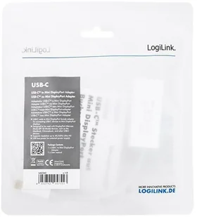 Logilink Adapter USB-C do mini DisplayPort, 4K/60Hz UA0360 - Kable komputerowe i do monitorów - miniaturka - grafika 5