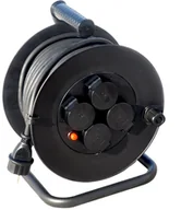 Przedłużacze i rozgałęźniki - Solight Przedłużacz bębnowy 25m czarny - miniaturka - grafika 1