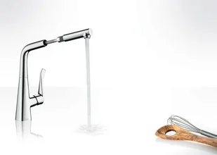 Hansgrohe Metris inox 14821800 - Baterie kuchenne - miniaturka - grafika 3