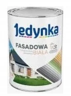 Jedynka Fasadowa Biała (Baza) - Akrylowa Farba Do Elewacji I Wnętrz Biały/Baza Pojemność 0,9 L - Farby olejne i specjalne - miniaturka - grafika 3