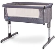 Łóżeczka i kojce - Caretero Sleep2gether Dostawne Grafitowy - miniaturka - grafika 1