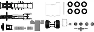 Modele do sklejania - Herpa miniaturowe modele GmbH 084635 pojazdu, TS SCANIA podwozia CS 20 z osłoną Chassis - miniaturka - grafika 1