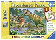 Puzzle - Ravensburger 13695 Welt der Dinosaurier puzzle - miniaturka - grafika 1