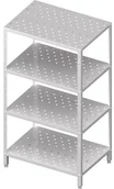 Meble gastronomiczne - Stalgast Regał magazynowy półki perforowane 1200x700x1800 skręcany 981897120 - miniaturka - grafika 1