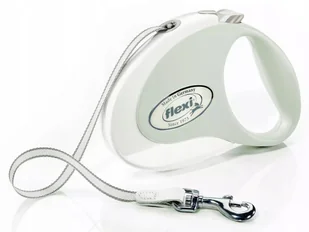 Flexi Smycz Style Tape dla psa rozm Medium kolor biały - Smycze dla psów - miniaturka - grafika 2