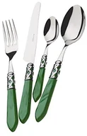 Zestawy sztućców - Bugatti Aladdin zielona ze stali szlachetnej 24 częściowy komplet sztućców ALC4M-S4250 - miniaturka - grafika 1