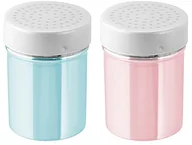 Pojemniki na przyprawy - Fackelmann Zenker firmy  43911 grubo shaker 8 cm, jasnoniebieska/różowe 43911 - miniaturka - grafika 1