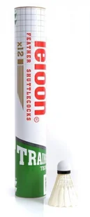 Teloon Teloon Lotki do badmintona piórkowe 12 sztuk - Badminton - miniaturka - grafika 3