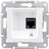 Gniazdka elektryczne - Schneider Electric Schneider Sedna biały gniazdo komputerowe 1 SDN4300121 - miniaturka - grafika 1