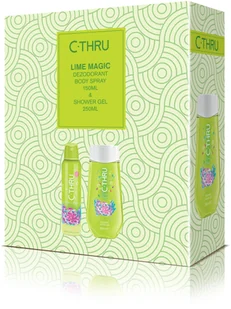 C-Thru Lime Magic Zestaw Dezodorant w sprayu 150 ml + Zel pod prysznic 250 ml - Zestawy kosmetyków męskich - miniaturka - grafika 2