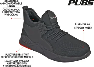 Yato SPORTOWE PÓŁBUTY ROBOCZE PUBS SBP ROZMIAR 46 - Obuwie robocze - miniaturka - grafika 7