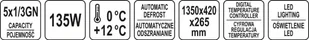 YATO Witryna chłodnicza do sushi 5x GN 1/3 YATO Kraków YG-05001 - Szafy i witryny chłodnicze YATO Witryna chłodnicza do sushi 5x GN 1/3 YATO Kraków YG-05001 - Szafy i witryny chłodnicze - miniaturka - grafika 2