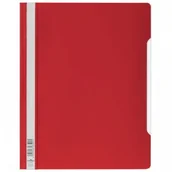 Teczki i skoroszyty - Durable Skoroszyt A4 z przezroczystą okładką z twardej folii czerwony 257003 DU871-3 - miniaturka - grafika 1